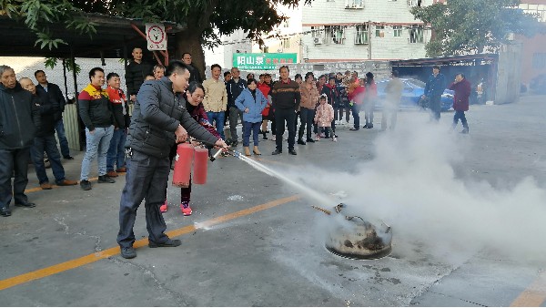 广一塑2021年消防演习和安全知识培训