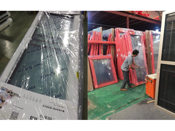 包装门窗使用的PVC热收缩膜的常用厚度是3-4C