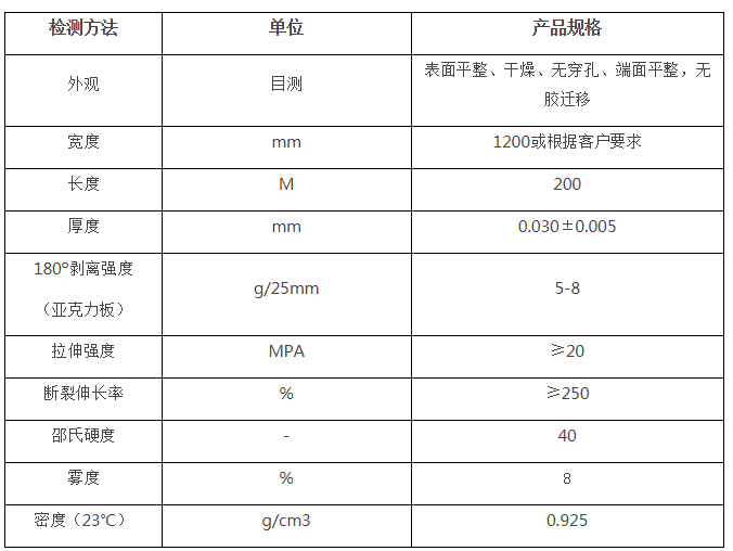 PE黑色高粘保护膜